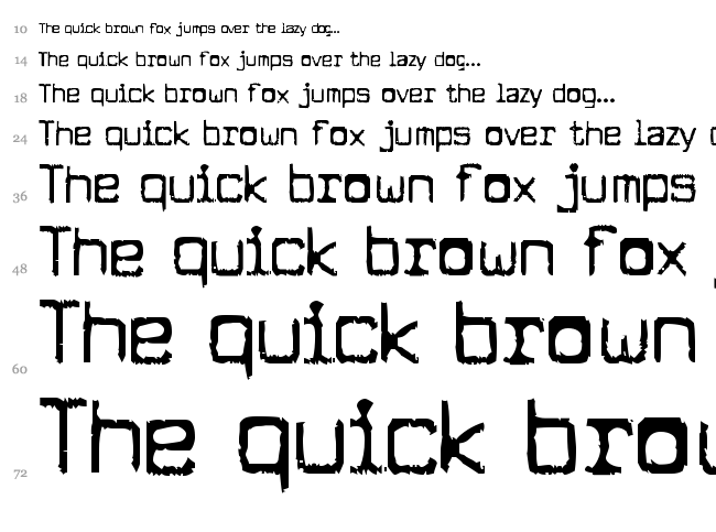 Cuomotype font waterfall