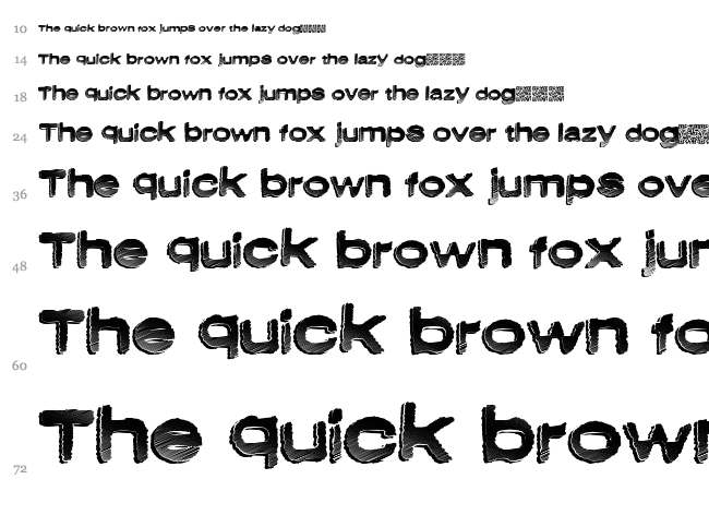 Dance Away font waterfall