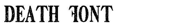 Death Font font preview
