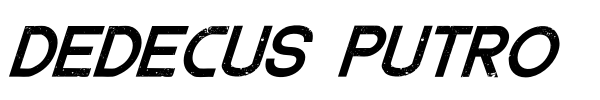 Dedecus Putro font preview