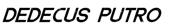 Dedecus Putro font preview