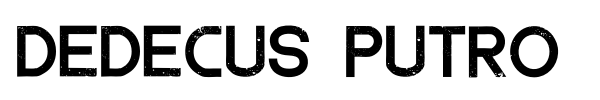 Dedecus Putro font preview