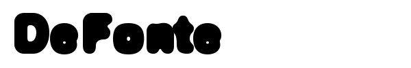 DeFonte font preview