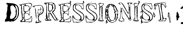 Depressionist 1 font