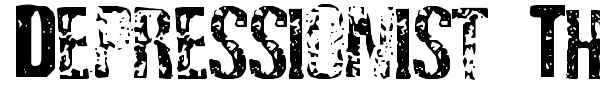 Depressionist Three font