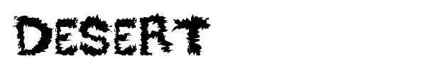 Desert font