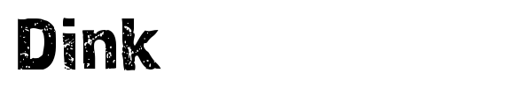 Dink font