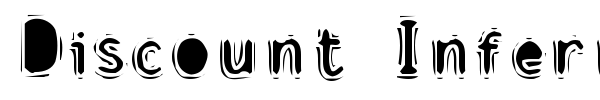 Discount Inferno font preview