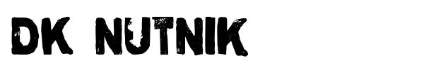 DK Nutnik font
