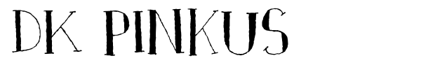 DK Pinkus font