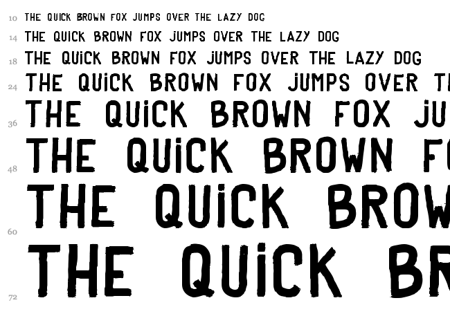 Dker Poster font waterfall
