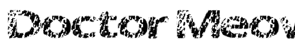 Doctor Meow font
