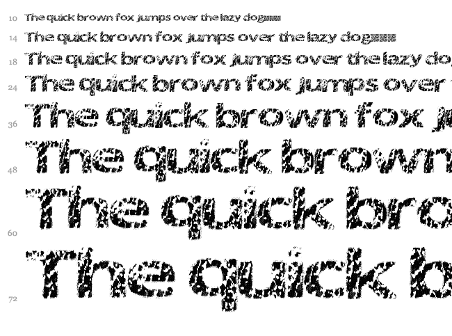 Doctor Meow font waterfall