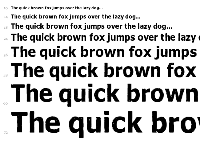 Dreamer font waterfall