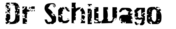 Dr Schiwago font
