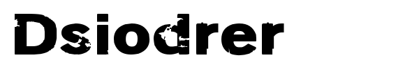 Dsiodrer font