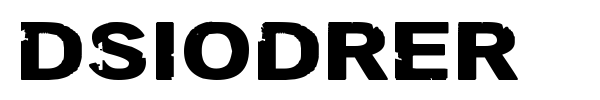 Dsiodrer font preview