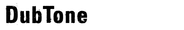 DubTone font