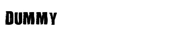 Dummy font