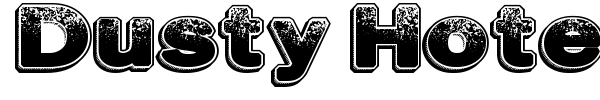 Dusty Hotels font preview