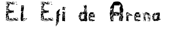 El Efi de Arena font