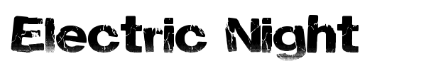 Electric Night font