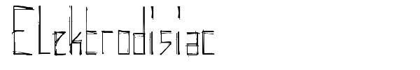 Elektrodisiac font