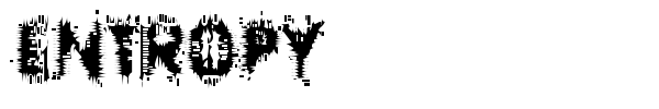 Entropy font