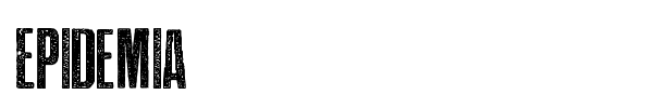 Epidemia font