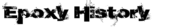 Epoxy History font