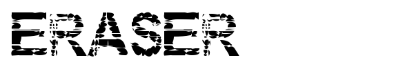 Eraser font