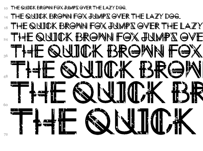 Eternity Tomorrow font waterfall