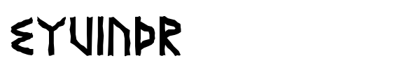 Eyvindr font