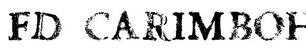 FD Carimboh font