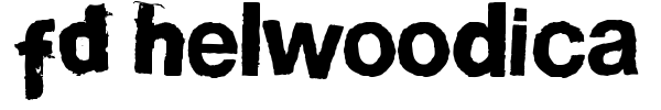 FD Helwoodica font