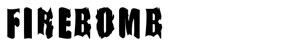 Firebomb font
