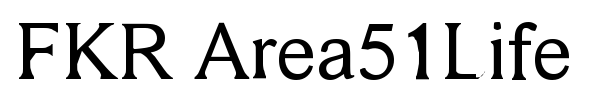 FKR Area51Life font