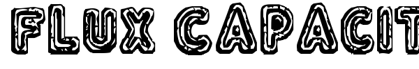 Flux Capacitor font