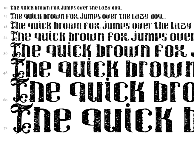 For Winter font waterfall