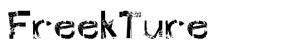 FreekTure font