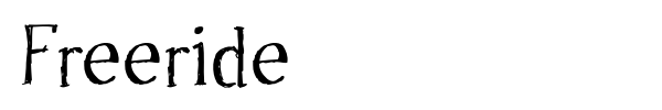 Freeride font
