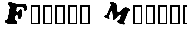 Fridge Magnets font