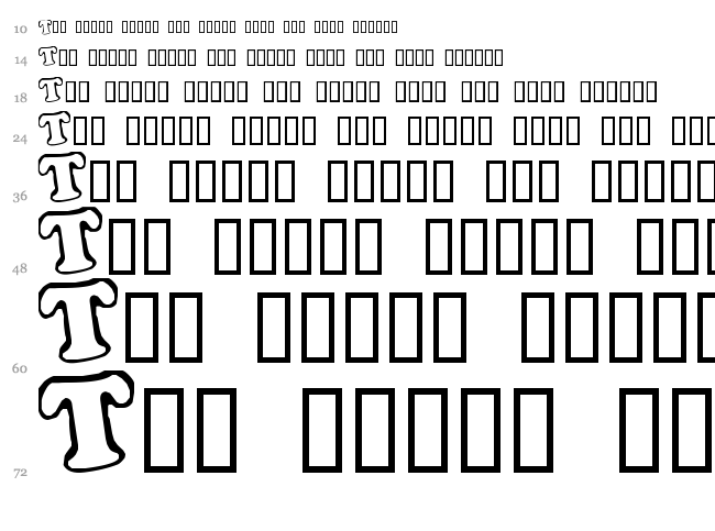 Fridge Magnets font waterfall