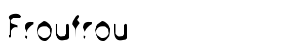 Froufrou font