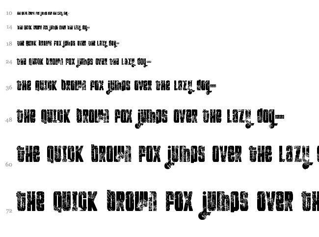 FT Kolari font waterfall