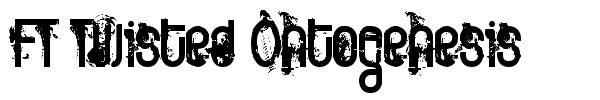 FT Twisted Ontogenesis font