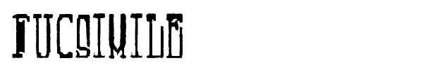 Fucsimile font