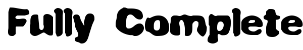 Fully Completely BRK font