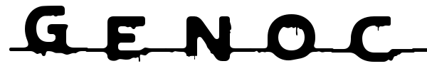 Genocide Rmx 2 font