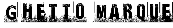 Ghetto Marquee font